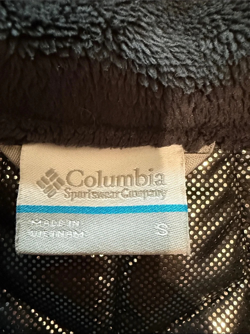 Columbia Sportswear Womens Vest Small Black Zip Omni Heat Jacket Puffer